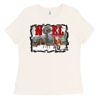 Bone noel with windmill and farm Ladies Tee - RanaPortraitStore