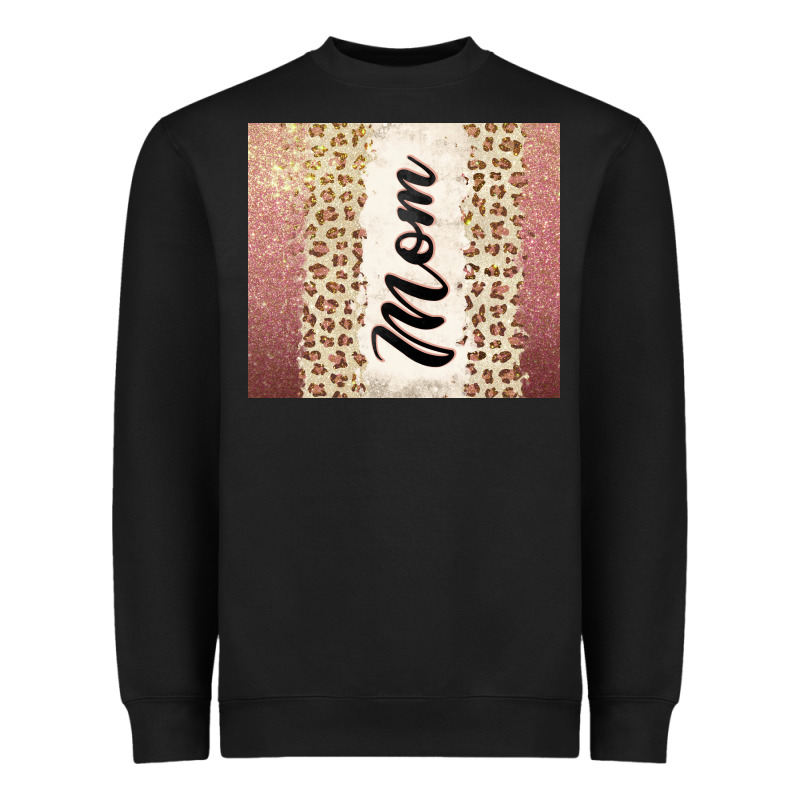 Rose Gold Mom Leopard Glitter Heavyweight Sweatshirt by CowGirlArtShop | Teevron