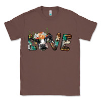 Chestnut love with holstein cow Classic Tee - BarkalooDesign