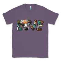 Lavender love with holstein cow Classic Tee - BarkalooDesign