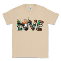 Mushroom love with holstein cow Classic Tee - BarkalooDesign