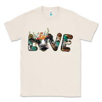 Natural love with holstein cow Classic Tee - BarkalooDesign