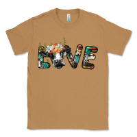 Toasted Coconut love with holstein cow Classic Tee - BarkalooDesign
