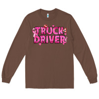 Chestnut Breast Cancer truck driver Long Sleeve Tee - texasbilliewilder