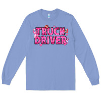 Colony Blue Breast Cancer truck driver Long Sleeve Tee - texasbilliewilder