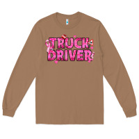 Toasted Coconut Breast Cancer truck driver Long Sleeve Tee - texasbilliewilder