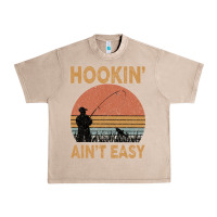 French Oak Hookin Ain t Easy Fishing Urban Heavy Tee - Bettercallsaul