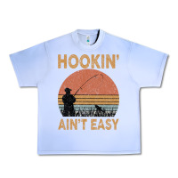Grape Ice Hookin Ain t Easy Fishing Urban Heavy Tee - Bettercallsaul