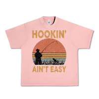 Salmon Hookin Ain t Easy Fishing Urban Heavy Tee - Bettercallsaul