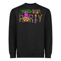 Black Mardi Gras party Heavyweight Sweatshirt - HowdyJamesFarm