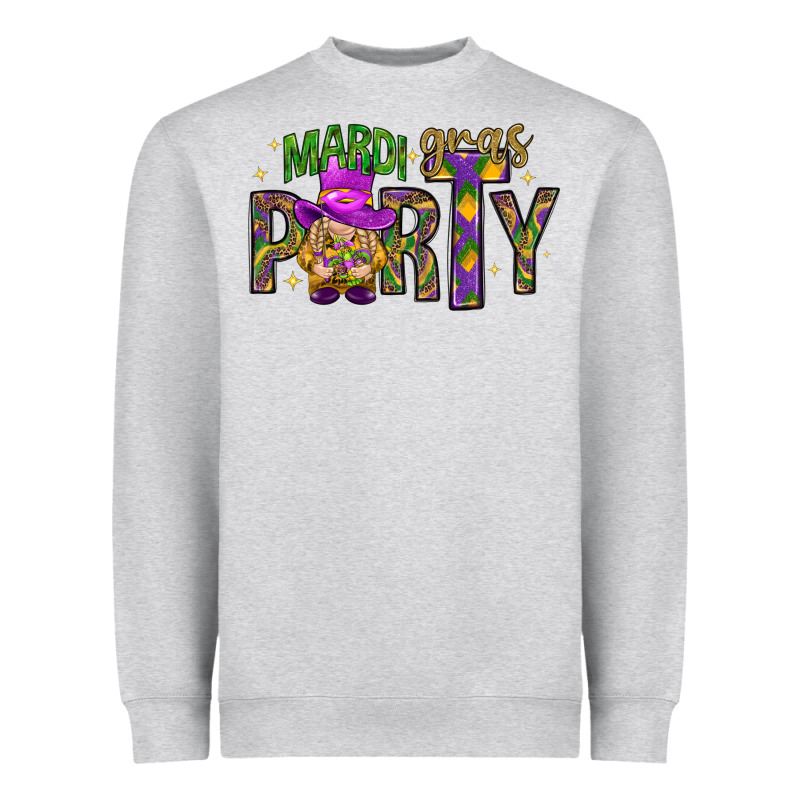 Mardi Gras Party Heavyweight Sweatshirt by HowdyJamesFarm | Teevron