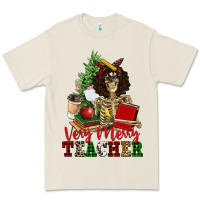 Bone very merry teacher skeleton Premium Tee - NancyCooperArtShop