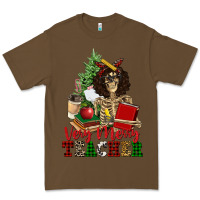 Cacao very merry teacher skeleton Premium Tee - NancyCooperArtShop