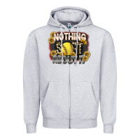 Heather Grey Nothing Soft About It Zipper Hoodie - FaDigitalArtStudio