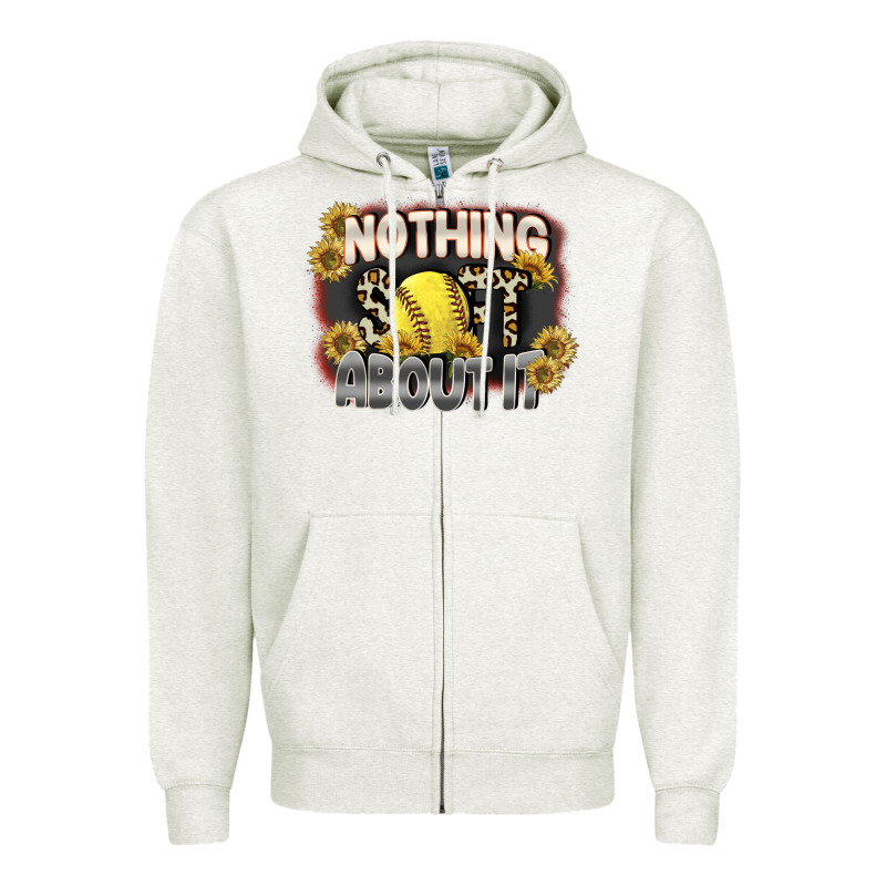Nothing Soft About It Zipper Hoodie by FaDigitalArtStudio | Teevron