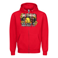 Red Nothing Soft About It Zipper Hoodie - FaDigitalArtStudio