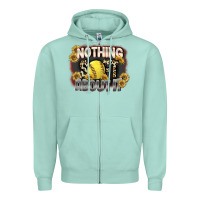 Seafoam Nothing Soft About It Zipper Hoodie - FaDigitalArtStudio