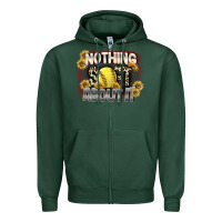 Sports Green Nothing Soft About It Zipper Hoodie - FaDigitalArtStudio