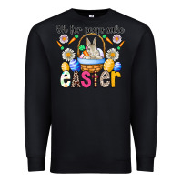 Black Oh For Peeps Sake Easter Premium Sweatshirt - CowhideDigitalArt