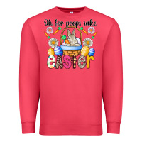 Cardinal Oh For Peeps Sake Easter Premium Sweatshirt - CowhideDigitalArt
