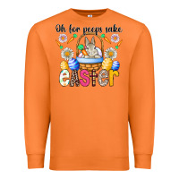 Carrot Oh For Peeps Sake Easter Premium Sweatshirt - CowhideDigitalArt