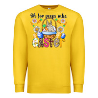 Lemon Oh For Peeps Sake Easter Premium Sweatshirt - CowhideDigitalArt