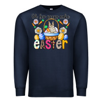 Navy Oh For Peeps Sake Easter Premium Sweatshirt - CowhideDigitalArt