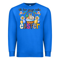 True Royal Oh For Peeps Sake Easter Premium Sweatshirt - CowhideDigitalArt