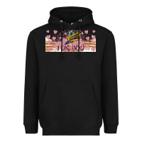 Black I Dig You Valentine 16oz Heavyweight Hoodie - CowhideDigitalArt