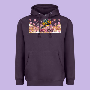 I Dig You Valentine 16oz Heavyweight Hoodie Designed By Cowhidedigitalart