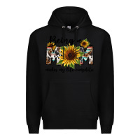 Black Being a mom makes my life complete Mother's Day Premium Hoodie - FaDigitalArtStudio