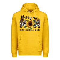 Lemon Being a mom makes my life complete Mother's Day Premium Hoodie - FaDigitalArtStudio
