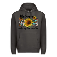 Smoke Being a mom makes my life complete Mother's Day Premium Hoodie - FaDigitalArtStudio