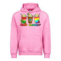 Fuchsia Pink hello summer Urban Hoodie - Artiststas
