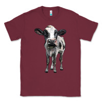 Burgundy holstein cow Classic Tee - BarkalooDesign
