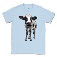 Dusty Blue holstein cow Classic Tee - BarkalooDesign
