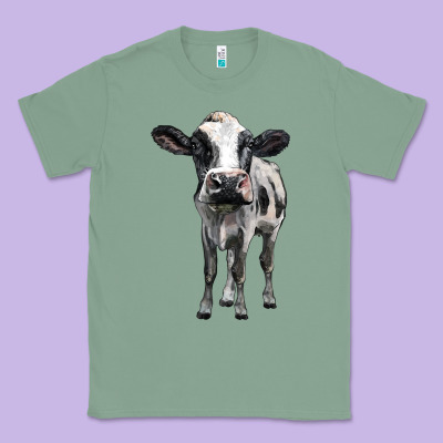 Holstein Cow Classic Tee Designed By Barkaloodesign