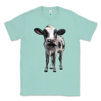 Seafoam holstein cow Classic Tee - BarkalooDesign