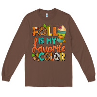 Chestnut Fall is my favorite color Long Sleeve Tee - NancyCooperArtShop