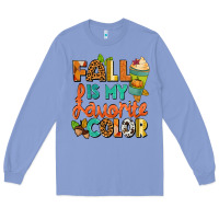 Colony Blue Fall is my favorite color Long Sleeve Tee - NancyCooperArtShop