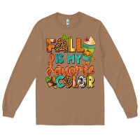 Toasted Coconut Fall is my favorite color Long Sleeve Tee - NancyCooperArtShop