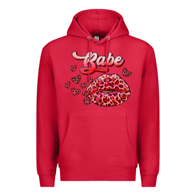 Babe With Kiss Premium Hoodie by RanaPortraitStore | Teevron