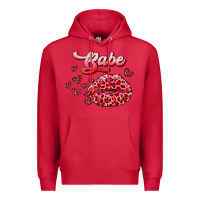Cardinal babe with kiss Premium Hoodie - RanaPortraitStore