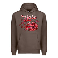 Coffee babe with kiss Premium Hoodie - RanaPortraitStore