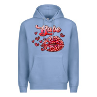 Colony Blue babe with kiss Premium Hoodie - RanaPortraitStore