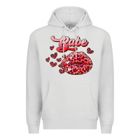 Dove Grey babe with kiss Premium Hoodie - RanaPortraitStore