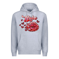 Heather Grey babe with kiss Premium Hoodie - RanaPortraitStore