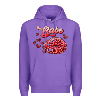 Purple babe with kiss Premium Hoodie - RanaPortraitStore