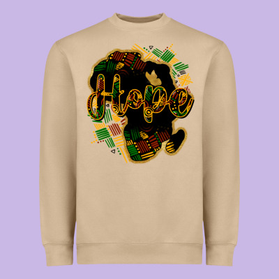 Hope Black History Heavyweight Sweatshirt Designed By Howdyjamesfarm