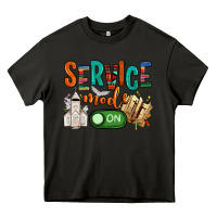 Asphalt service mode on Heavy Core Tee - NancyCooperArtShop